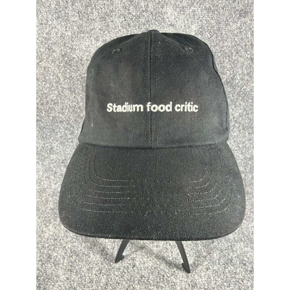 T-Mobile Stadium Food Critic Baseball Hat Black Cotton Adjustable Strapback Cap